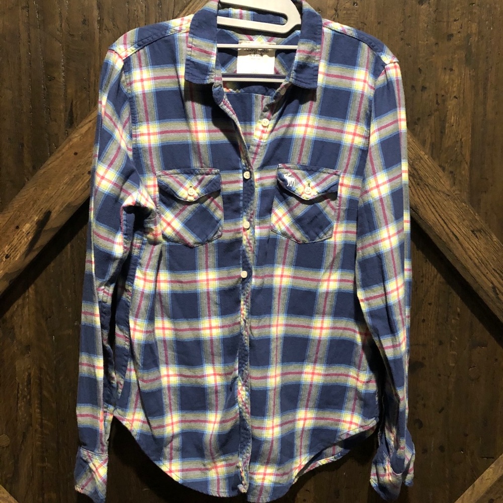 Abercrombie & Fitch Women’s Flannel Shirt Large